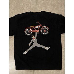 *RARE* PEE WEE HERMAN RiP Bike Medium M Black Long Sleeve Sweatshirt